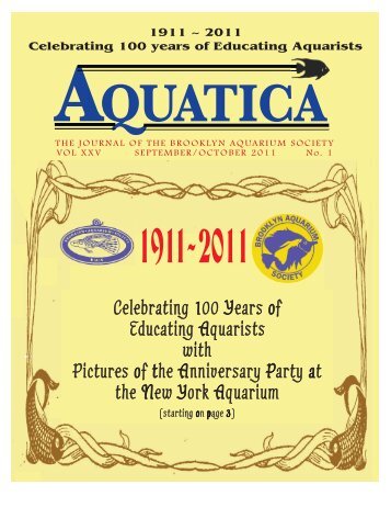 AQUATICA - Brooklyn Aquarium Society