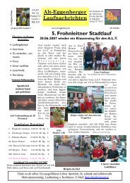 5. Frohnleitner Stadtlauf - Alt-Eggenberg