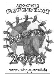 Freizeitenprospekt 2008 homepage - Rote Peperoni