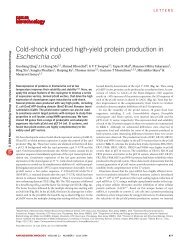 Cold-shock induced high-yield protein production in ... - ResearchGate