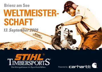 Flyer Weltmeisterschaft (PDF, 2,58 MB) - STIHL-Timbersports