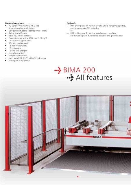 BIMA 200 Details â¬ - Interhoma