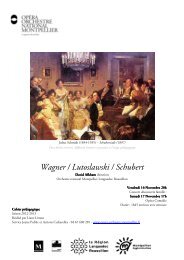 Wagner / Lutoslawski / Schubert - OpÃ©ra Orchestre National ...