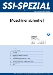 Maschinensicherheit / SSI Spezial - NSBIV AG