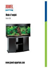 Mode d'emploi www.juwel-aquarium.com - JUWELÂ® Aquarium