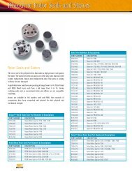 Rheodyne Rotor Seals and Stators - Western Analytical