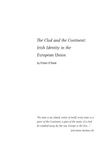 The Clod and the Continent - Irish Congress of Trade Unions