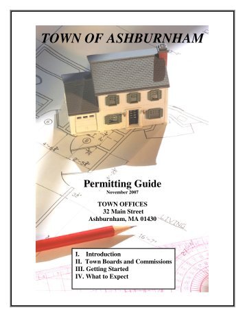 TOWN OF ASHBURNHAM Permitting Guide