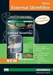 The new Nano Skimfilter from Dennerle