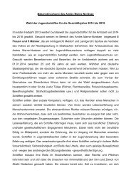 Bekanntmachung des Amtes Marne-Nordsee Wahl der ...