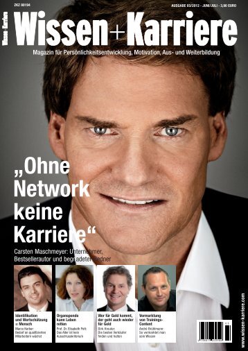 Wissen Karriere - Ausgabe 03/2012 - Dirk Kreuter