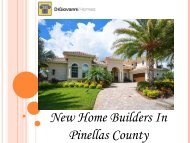 New Home Builders In Pinellas County