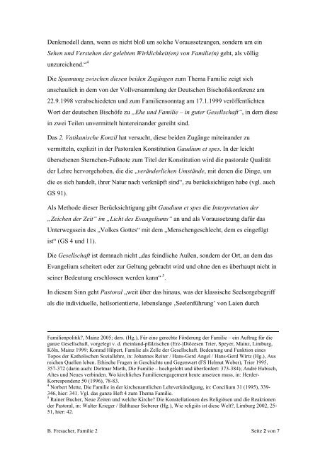 Bernhard Fresacher Trier 2008 Familie aus praktisch-theologischer ...