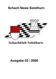 Unsere Sponsoren: - Schachklub Solothurn