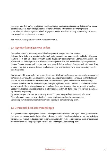 Download het Geldboek voor ondernemers (pdf) - Nibud