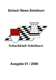 Unsere Sponsoren: - Schachklub Solothurn