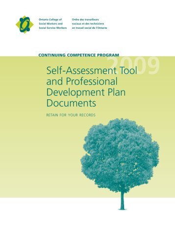 Self-Assessment Tool and Professional Development Plan Documents