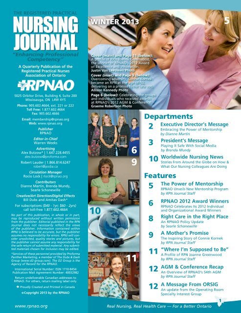 Sample of The Registered Practical Nursing Journal
