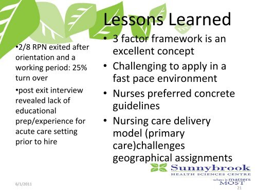 Optimizing RN/RPN Skill Mix in Acute Care Settings - RPNAO