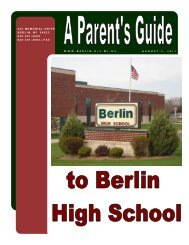 Student Handbook - Berlin Area School District