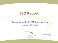 CEO Report January 2013 - Ontario Long Term Care Association