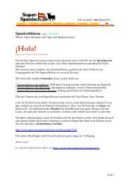 Vokabel-PDF vom 13.07.09 - Super-spanisch.de