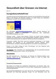 Text Gesundheitsleistungen.pdf - Stichting Euregio Maas Rhein