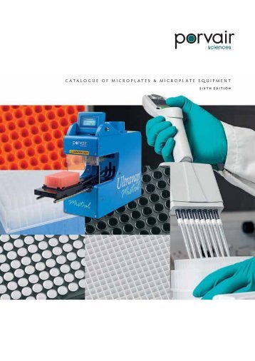 PORVAIR - CATALOGUE OF MICROPLATES & MICROPLATE EQUIPMENT
