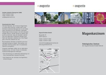 Magenkarzinom - Chirurgie-Augusta-Bochum
