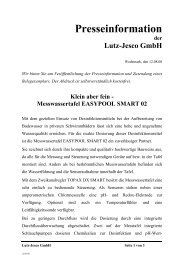Messwassertafel EASYPOOL SMART 02 - bfb-ev.com