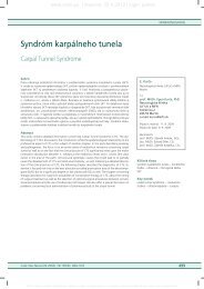 SyndrÃ³m karpÃ¡lneho tunela (minimonografia) - snmo.sk