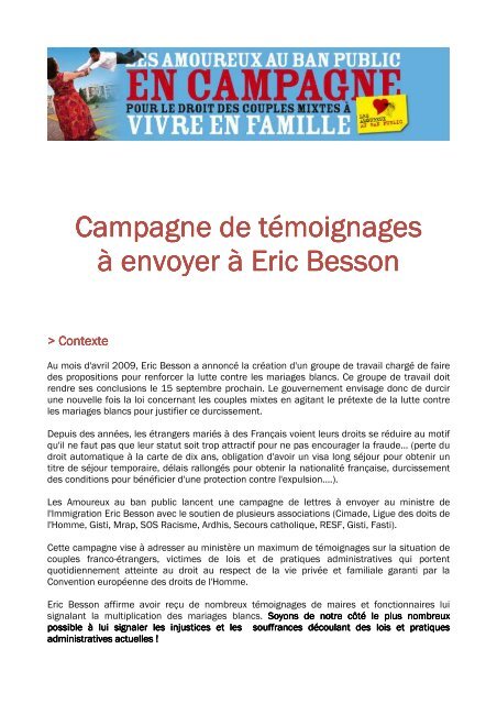 Lettres Tã©Moignages Ã Besson - Ligue Des Droits De L'homme