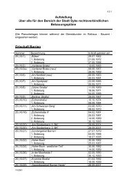 BebauungsplÃ¤ne - Stadt Syke - Lebendige Stadt im GrÃ¼nen