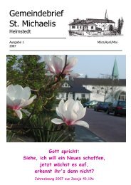 Gemeindebrief 07 / 1 - St. Marienberg