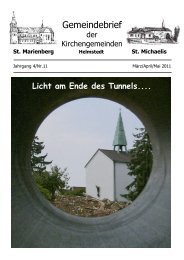 Gemeindebrief - St. Marienberg