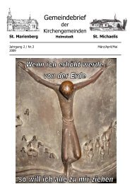 Gemeindebrief 09 / 1 - St. Marienberg