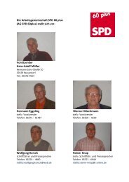 Die Arbeitsgemeinschaft stellt sich vor - SPD Unterbezirk Gifhorn