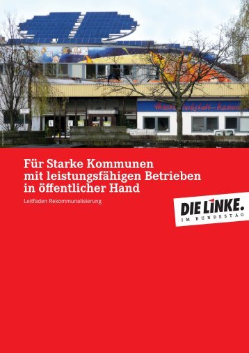 Leitfaden Rekommunalisierung - DIE LINKE.Stadtverband Chemnitz