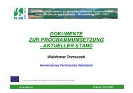 dokumente zur programmumsetzung - aktueller stand - Viadrina