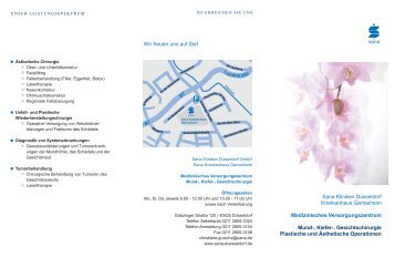 Download (PDF, 456 KB) - Sana Krankenhaus Gerresheim