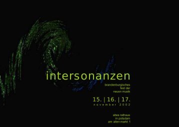 intersonanzen - BVNM eV