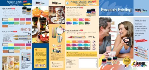 Hobby Line Porcelain Pen Brilliant Orange 16402