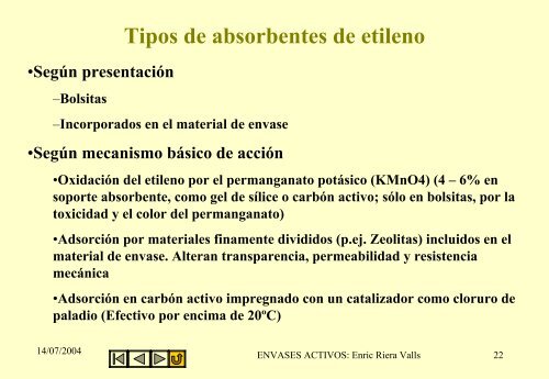 Envases activos: Productos de alta tecnologÃ­a - Sabadell Universitat