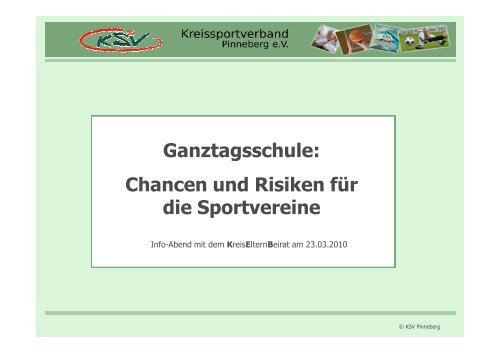Ganztagsschule: Chancen und Risiken für die ... - Elternrat.de