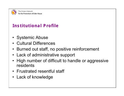 Elder Abuse - Ontario College of Social Workers and Social Service ...