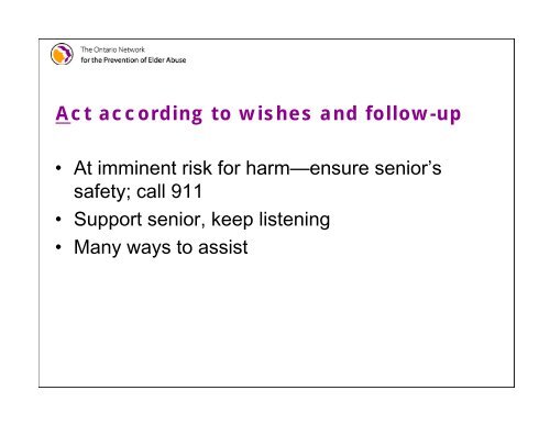 Elder Abuse - Ontario College of Social Workers and Social Service ...