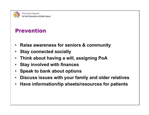 Elder Abuse - Ontario College of Social Workers and Social Service ...