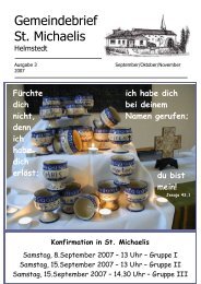 Gemeindebrief 07 / 3 - St. Marienberg