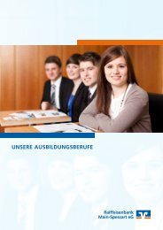 Ausbildung in der Raiffeisenbank Main-Spessart. - Raiba-msp.de