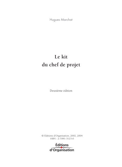 Le kit du chef de projet